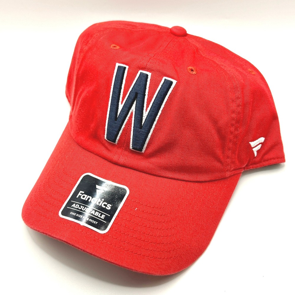 Washington Senators Fanatics Hat Men OS Red Cooperstown Adjustable MLB Baseball